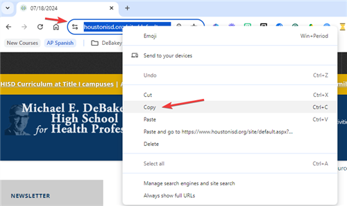 Copy URL